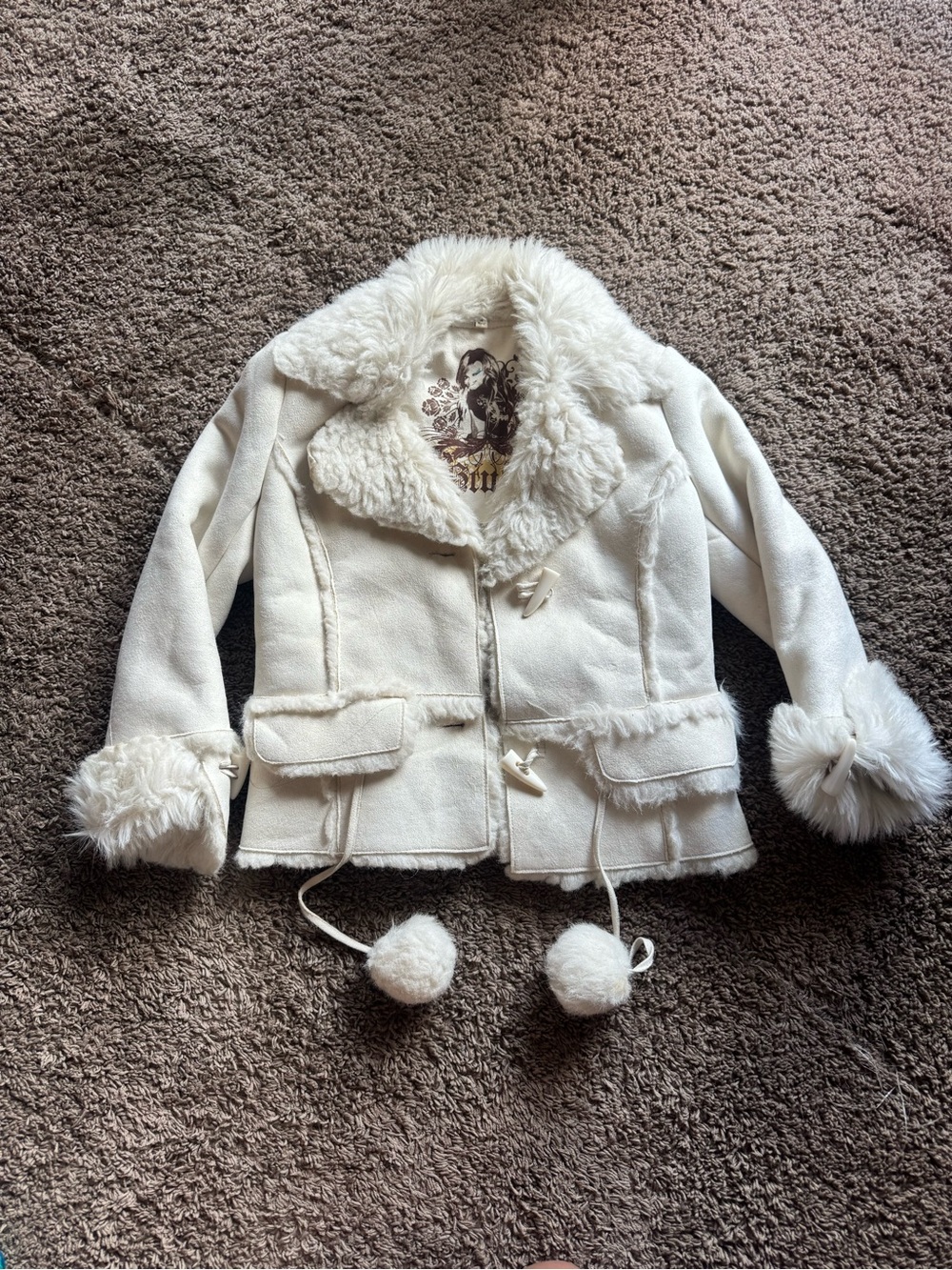 Y2K Stuff Faux Fur Jacket
